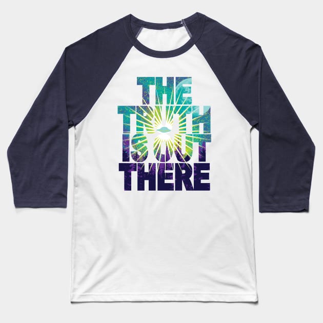 Seek The Truth Baseball T-Shirt by Daletheskater